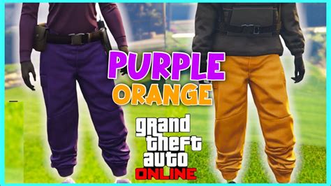 How To Get PURPLE AND ORANGE JOGGERS In GTA 5 Online 1 60 GTA 5