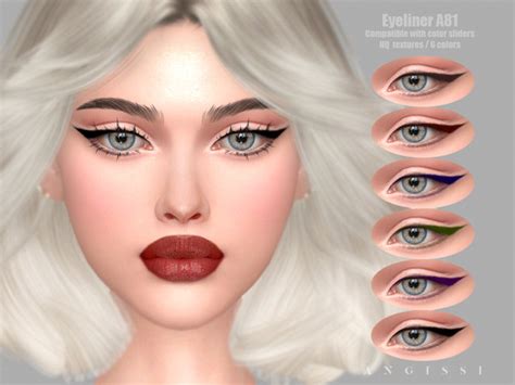 The Sims Resource Eyeliner A81