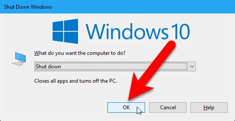 Windows 10 Shutdown Without Installing Updates