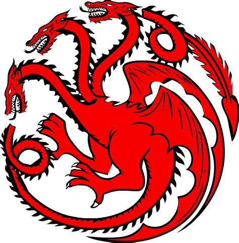House Targaryen Three Headed Dragon By Mattvine On Deviantart