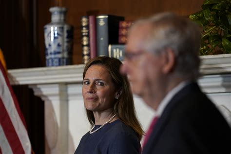 Senator ted cruz says amy cohen barrett should not recuse herself if deciding the outcome of the election between joe biden and donald trump. Amy Coney Barrett Nomination is Mitch McConnell's Deadly ...
