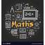 Black School Concept With Maths Subject Royalty Free Vector