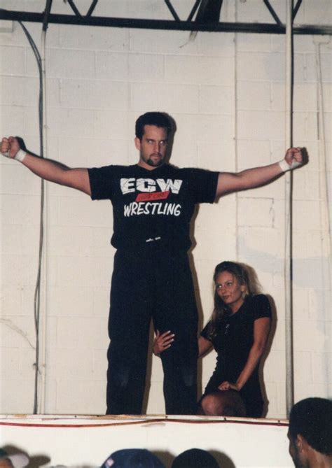 BEULAH McGILLICUTTY TOMMY DREAMER COLOR 4x6 ECW WRESTLING PHOTO WWE