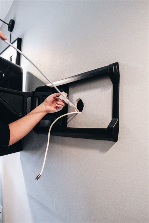 How To Hide Tv Wires Behind The Wall Within The Grove Hide Tv Cords