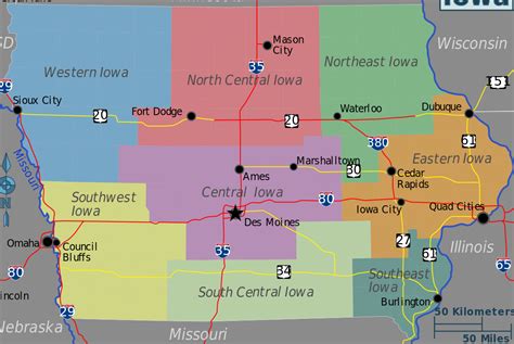 Geography Of Iowa Wikipedia