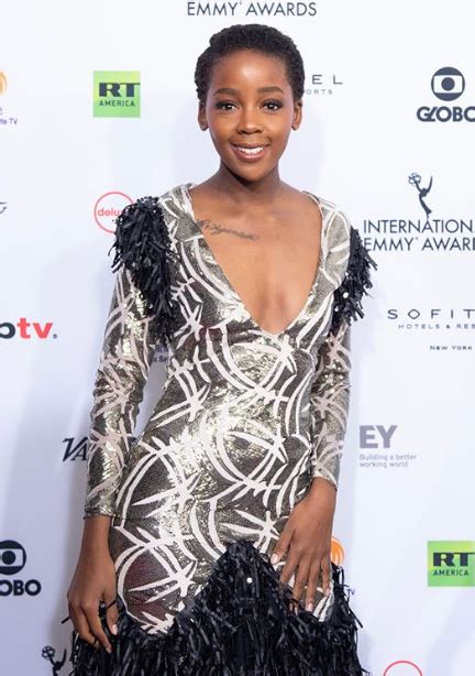 She was nominated for an emmy award for her role in the telenovela is'thunzi, which has been called one of the most compelling television programmes on south african television by mail & guardian. PICS: THUSO MBEDU STUNS ON EMMY RED CARPET