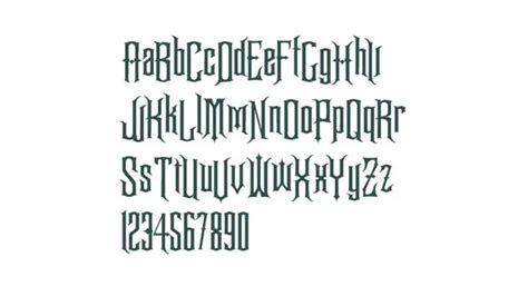 Haunted Mansion Font Download All Your Fonts