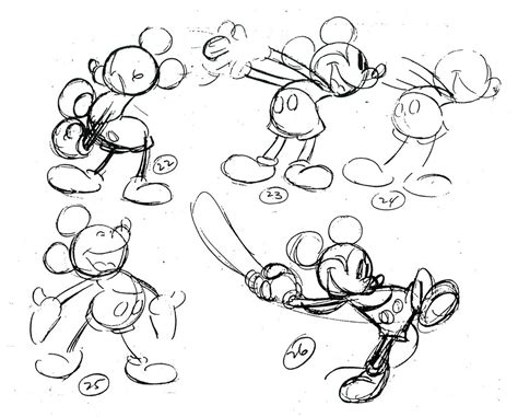 Model Sheets For Mickey Mouse Disney Concepts And Stuff