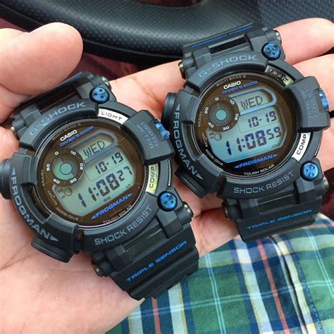 Like any traditional analog watch, the new frogman doesn't have the luxury of hiding any of its functionality behind a digital menu system, so it's understandable that the majority of its capability. Jual G-Shock 2016 Frogman GWF-D1000B di lapak kevinbillr ...