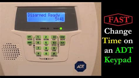 Now gently tug on the wires to disconnect them. FAST - How to Change the Time on an ADT Keypad - YouTube
