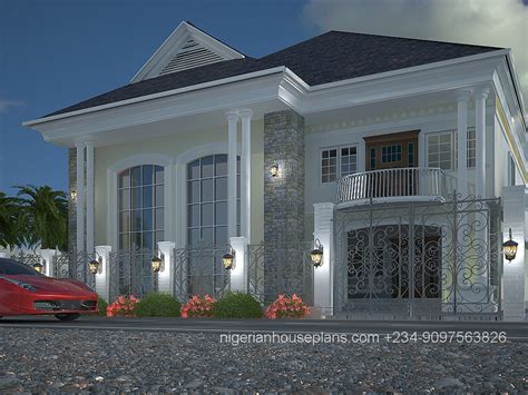 Hi ppls am looking for nice house plan in nigeria.lots of room/swimming pool/garage and other house stuffs but dont hav any idea of wot it sld luk like. 5 Bedroom Duplex (Ref: 5011) - NigerianHousePlans