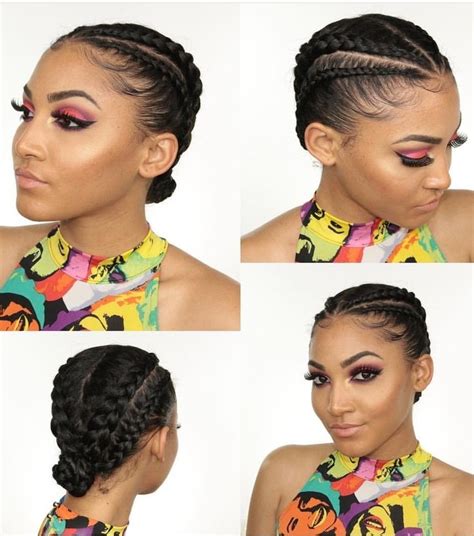 Pin By Shayla On Cornrow Queen Goddess Braids Braided Hairstyles