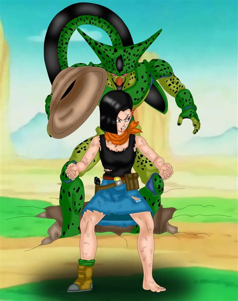 Cell Absorbs Android 17 R63 By Soleswallower On Deviantart