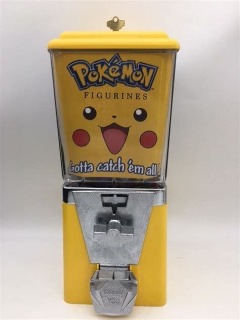 Pokemon 1 Capsule Vending Machine Plus Figurines And Display Gotta Collect Em All Pikachu