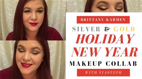 Holiday New Year Makeup Tutorial Collab Youtube