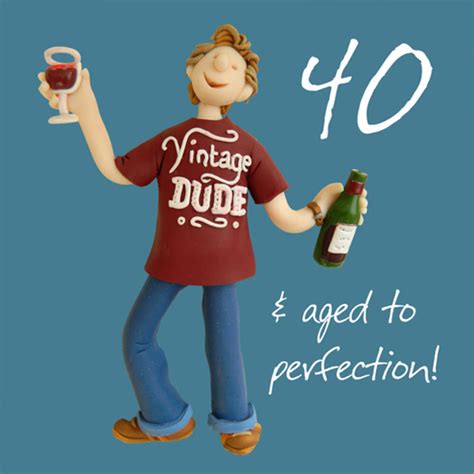 This funny etched wine glass, cocktail or beer glass is a perfect gift for a friend birthday or a loved ones 40th birthday! 40th Birthday Male Greeting Card One Lump or Two Range | Cards