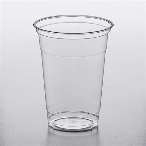 Choice Clear PET Customizable Plastic Cold Cup 16 Oz 1000 Case