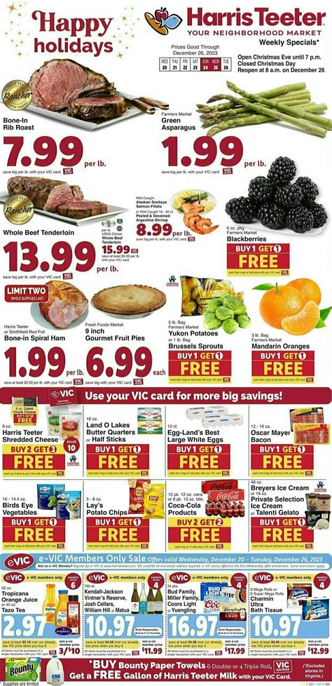 Harris Teeter Discover this week's Harris Teeter Weekly Ad for