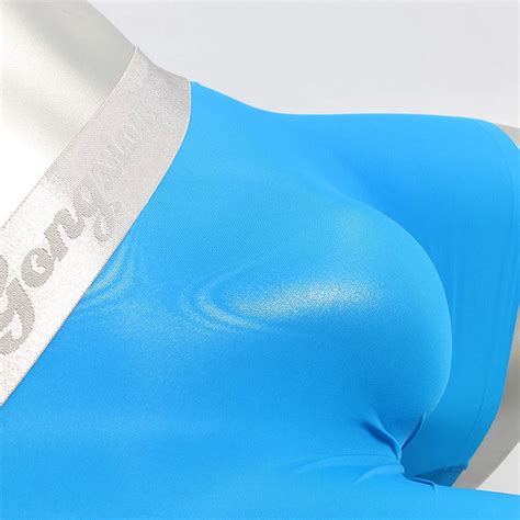 Mens Underwear Intimate Ice Silk Boxer Seamless Punch 3d Man Panties Breathable Silky Masculina