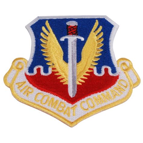 Military Patch Colored Us Air Force Usaf Air Combat Command Patch