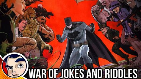 batman joker vs riddler war of jokes and riddles rebirth complete story youtube