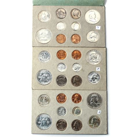 1951 Uncirculated Coin Set From The United States Mint Ebth