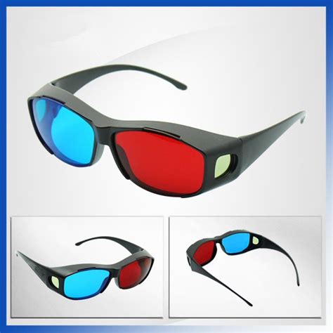 Red Blue Cyan 3d Glasses Anaglyph 3d Vision Plastic Glasses China Polarized Glasses And