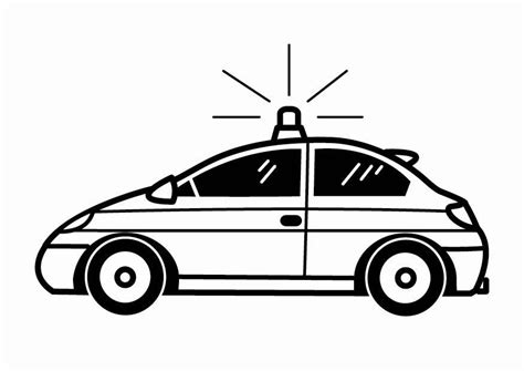 Ausmalbild lego polizist ausmalbilder kostenlos zum. Malvorlage Polizeiauto | Ausmalbild 24104.