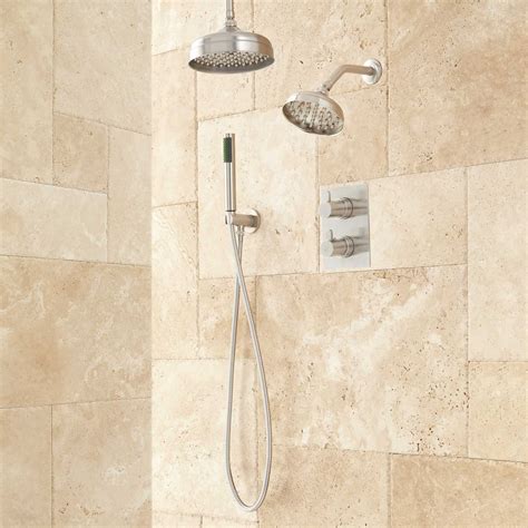 Hinson Dual Shower Head Shower System with Hand Shower | Shower systems, Hand shower, Dual shower