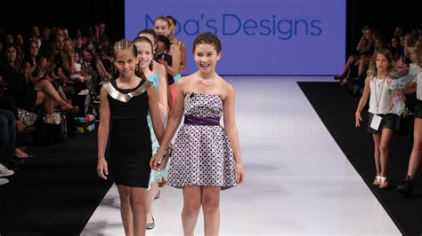 11 Year Old Designer Noa Sorrell Makes Runway Debut See All The Looks Here Glamour