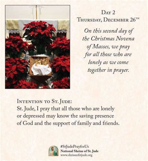 Day 2 — Christmas Novena Of Masses 2019 Novena Prayers Christmas