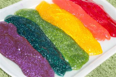 How To Make Rainbow Glitter Slime Mamas Voice