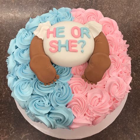 Gender Reveal Cakes Red Rose Bakery