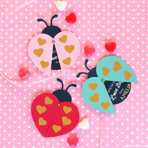Cute And Simple Ladybug Valentines For Kids Lia Griffith