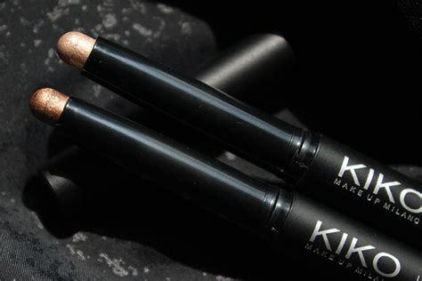 More Kiko Long Lasting Stick Eyeshadows 06 Golden Brown And 07 Golden Beige