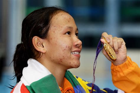 They were the only participants in the women's event and scored a total. Pandelela Rinong Pamg Photos Photos - 19th Commonwealth ...