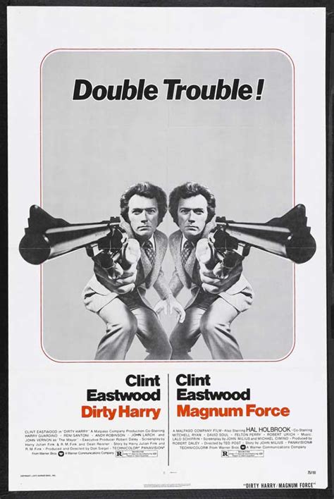 Now i know why they call you dirty harry. actor allusion: Clint's Gold | Movie Poster Museum