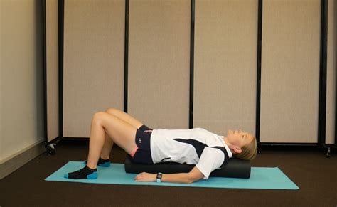 How To Ease Back Tension With A Foam Roller Physiofit Health