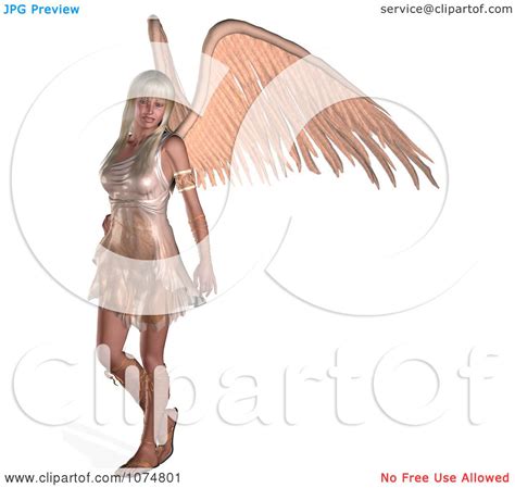 Clipart 3d Blond Angel Woman Royalty Free Cgi Illustration By Ralf61 1074801