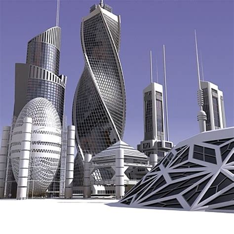 Future Futuristic Building Building Futuristic
