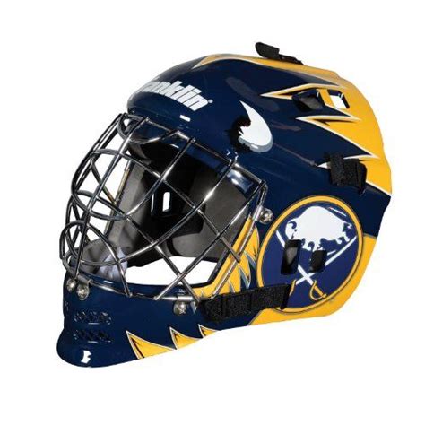 Franklin Sports Nhl Buffalo Sabres Sx Comp Gfm 100 Goalie Face Mask