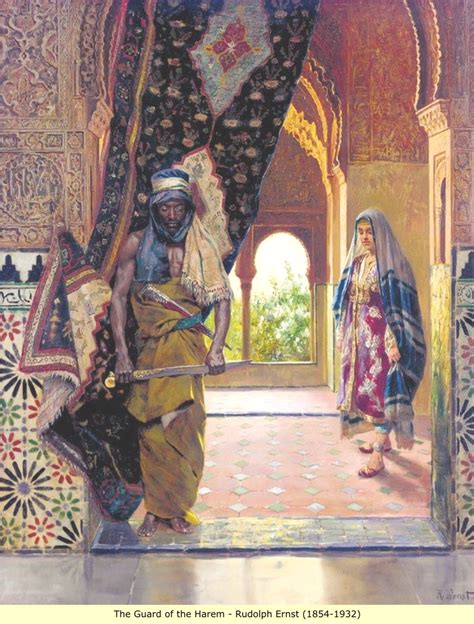 Arab And Berber Moor Paintings Slaves And The Harem