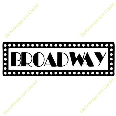 6 Broadway Sign Font Images Broadway Lights Clip Art