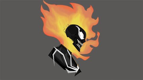 Ghost Rider Into The Venomverse Wallpaper 4k