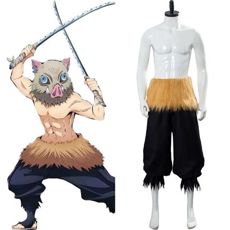 Pants Hashibira Inosuke Demon Slayer Kimetsu No Yaiba Cosplay Costume