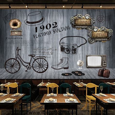 Zoom Background Wallpaper Coffee Shop Background Beibehang Custom 3d Images