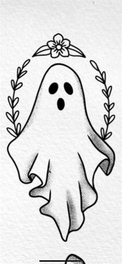 Easy Drawings Ghost Drawings Cool Cartoon Drawings Spooky Tattoos