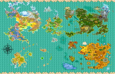Pokemon Mystery Dungeon World Map Fantasy World Map Concept Art