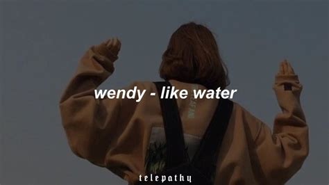 Wendy Like Water Easy Lyrics Pronunciación Fácil Youtube