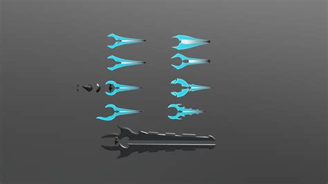 Custom Halo Energy Sword Variants Download Free 3d Model By Aegis